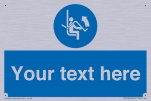 Custom Mandatory: Open safety bar of chairlift